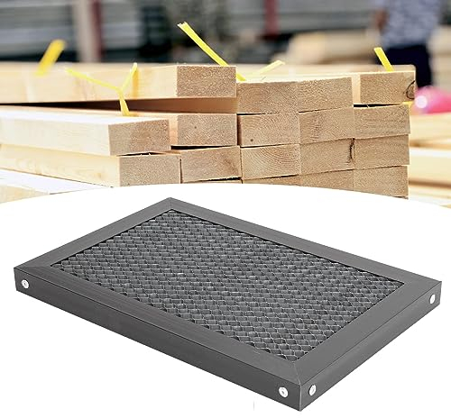 Fyearfly Waben Arbeitstisch für Laser,300 x 200 x 22 mm Laser Graviermaschine Wabenförmige Arbeitsplatte für Lasergravierer,schnelle Wärmeableitung & Desktop-Schutz mit Allen Laserschneidern