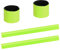 URAQT Reflektorband, 4PCS Universal Reflektoren Set Klatscharmband Sicherheitsband Reflektierend Schnapparmband Reflektierend Neon Reflektorbänder für Kinder Erwachsene Jogger und Radfahrer