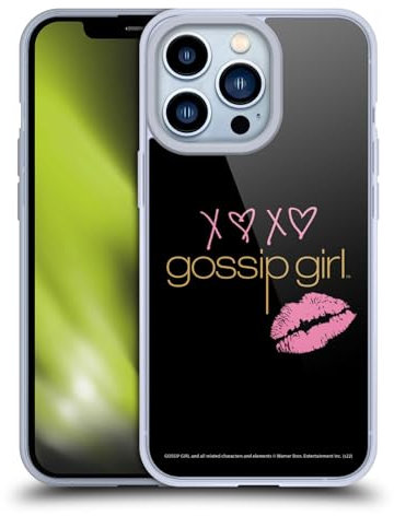 Head Case Designs Offizielle Gossip Girl XOXO Graphics Soft Gel Handyhülle Hülle kompatibel mit Apple iPhone 13 Pro