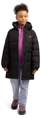 Trespass Girls Padded Casual Jacket Tiffy Black 5/6
