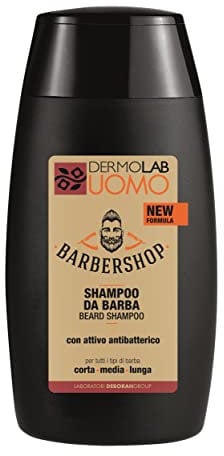 Dermolab Uomo - Shampoo da Barba con Antibatterico, Effetto Purificante e Idratante, Deterge a Fondo Donando Morbidezza, Dermatologicamente Testato, 120 ml