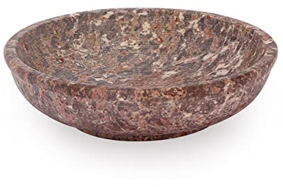 NKlaus 14039 - Cuenco para ahumar (13 cm, 3 cm de alto), diseño de mármol