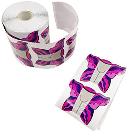 Beaupretty 500pcs Nail Repair Protection Gel Nail Forms Acrylic Paper Holder for Women