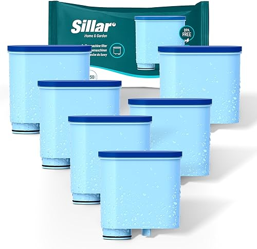 SILLAR 6X Water Filter for Fully Automatic Coffee Machines | Compatible with CA6903/10 CA6903/22 CA6903 Limescale Filter, Filter Cartridge Coffee Machines