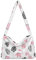 Rosa Cartoon Dinosaurier Schulter Tote Taschen für Frauen Furry Crossbody Tasche Hobo Handtasche Geldbörsen für Reisen College Arbeit, Rosa Cartoon Dinosaurier, Einheitsgröße
