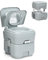 SOARS 20L Inodoro Portátil con Depósito de Agua Residual y de Agua Dulce Extraíble, Baño Portatil con Cisterna, Carga 100 KG(MAX), HDPE, WC Portatil con Tapa para Senderismo Viaje Camping (Gris)