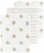 Meyco Baby Dot Stripe Gants de Toilette, 3 pièces (Gant de Toilette, Gant de Toilette pour bébé 100% Coton, très Absorbant & séchage Rapide, Multifonctionnel), Sable