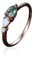 Shusukue Moosachat Ring Silber 925 Opal Ring Damen Moosachat Ring Vintage Vorsteckring mit Achat Stein Edelsteine Heilsteine
