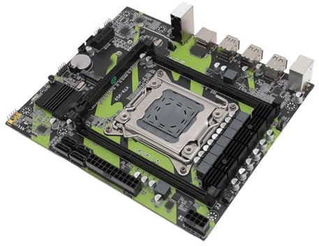 Placa Base X79 VG3, Soporte de Memoria de Gran Capacidad, Fuente de Alimentación Estable, hasta 4 GB S, Interfaz de Expansión Flexible, Placa Base para Juegos LGA 2011 para PC de