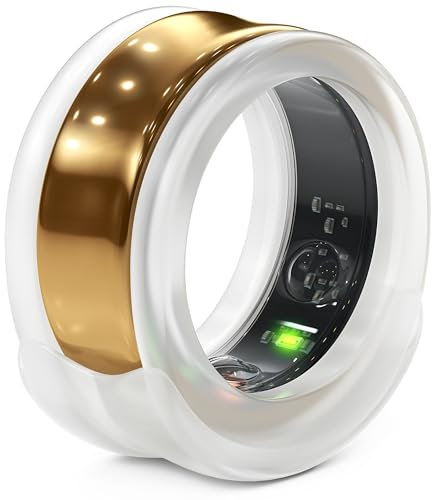 Rinfit Smart Ring Protector - Silikonringverstärker für aktiven Lebensstil und Fitnessstudio - SportFit U.S. Design-Patent - Frosted, Größe 10