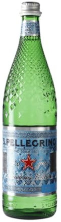 Wasser 15 Einheiten Box San Pellegrino Frizzante Gas Sparkling 75 cl