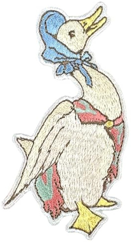 Pawprint Family | Jemima Puddle-Duck Sew on Patch | Official Merchandise from Beatrix Potter's The Tale of Peter Rabbit