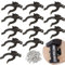 Fixation Plinthe Cuisine 20pcs Clip de Plinthe Cuisine Clips Plinthe Cuisine pour des Plinthes de Meubles de Cuisine 32-42mm (Fixations C)