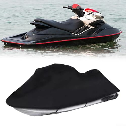 Jet-Ski-Staubschutz, 210D Oxford-Stoff, wasserdicht, mit 4 Schnallen für Jetski-Schutz, 410 x 205 cm, für Wassersport