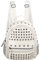 MilyaDE Nieten Rucksackhandtasche Mini Rucksack Rock Tagesrucksack Daypack für Damen Herren, Weiß