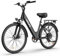 URLIFE E-Bike für Erwachsene 26, 36V 13Ah Austauschbarem Akku für Lange Reichweite bis 80KM, Elektrofahrrad 250W Motor mit LCD Display, 7 Gang E-Bikes Für Herren Damen Stadtpendler Schwarz