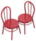 KONTONTY 2 Mini Sillas De Metal para Mesa De Comedor Redondas De Metal para Casa De Muñecas Muebles para Casa De Muñecas En Miniatura Taburete De Jardín Casa De Muñecas Gabby'S