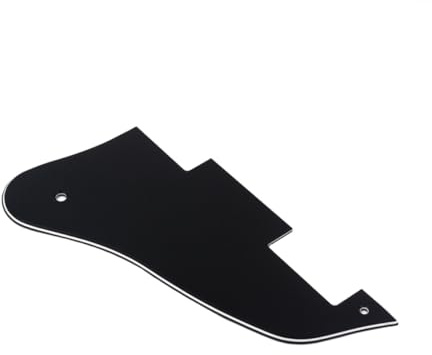 Gitarren Schlagbrett Gq201 Schwarz 3-lagig für Dot Jazz Guitar | Pvc, Standardgröße mit Präziser Passform, Robuste Ausführung für Archtop Guitar, Leicht zu Montieren