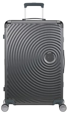 American Tourister Soundbox Alu Spinner 77/28 TSA Trolley Brushed Anthracite anthrazit