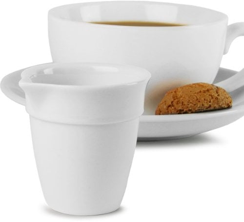 Moonlight Stacking Cream Jugs 2oz / 6cl - Pack of 6 - Cream Tots, Creamer Jugs, Milk Jugs