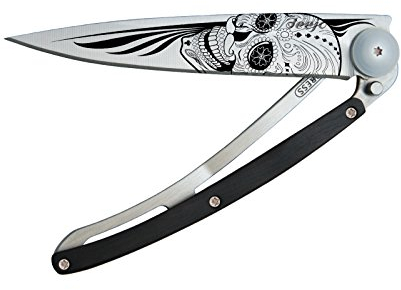 deejo Tattoo 37g Latino Skull Taschenmesser