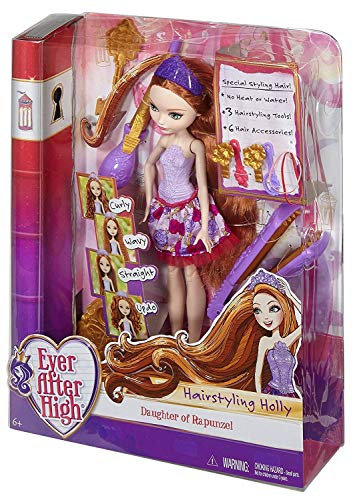 Mattel Ever After High DNB75 - Modepuppen, Haarzauber Holly