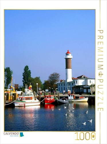 CALVENDO Puzzle Leuchtturm Insel Poel | 1000 Teile Lege-Größe 48 x 64 cm Foto-Puzzle für glückliche Stunden