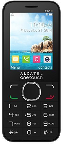 Alcatel One Touch 2045-X Movil Libre (128MB ROM, 64MB RAM, SMS, 3G, Bluetooth 3.0) Negro
