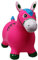 QHP Jumpy Horse Hüpfpferd (Rosa)