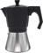 Bastilipo - Marmite à moka italienne 12 tasses en aluminium, adaptée à l'induction, Mokka Induction 12N,