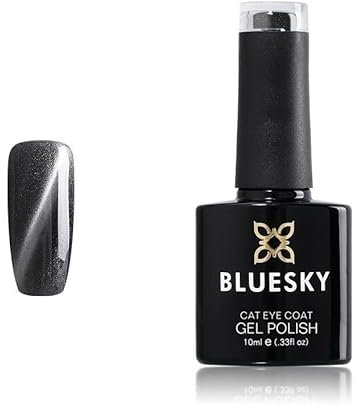 Bluesky CAT EYE SILVER MAGNETIC KA547 Nail Gel Polish UV LED Soak Off MAGNET REQUIRED (SOLD SEPERATELY) Black Gel reqd for effect in photo