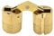 BE-TOOL Bisagra, bisagra invisible de latón de 12 mm, bisagra oculta de cobre puro para caja de joyería, caja de regalo, encimeras (4 unidades/paquete)