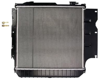 THERMOTEC Radiador refrigeración del motor Cambio automático de conmutación opcional Ancho de red 503mm Longitud de red 460mm Profundidad de red 26mm compatible con JEEP WRANGLER I YJ, SJ D7Y038TT