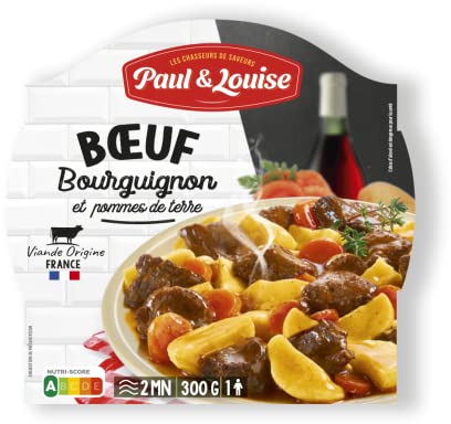 Paul & Louise Barquette Bœuf Bourguignon 300 g