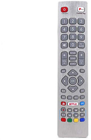 Replacement Remote Control Compatible for Sharp LC-40FG5341KF Full HD Active Motion 200 Smart TV