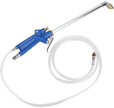 Pulvérisateur de lavage de voiture, alliage + caoutchouc 40 cm Nettoyage de l'eau de voiture Nettoyeur d'huile moteur Outil pneumatique avec tuyau de 1,2 m, pour pulvériser du kérosène, du savon et d'