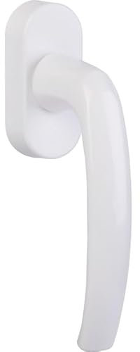 Hoppe STAN1249 Atlanta Blanc CIE, Poignée fenêtre à Ouverture oscillo-battante, Fixation : Non Visible, par vis filetées M5