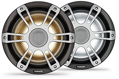 Garmin Fusion® Signature Series 3i Marine Coaxial Speakers, 8.8 330-watt CRGBW Coaxial Sports Gray Marine Speakers (Pair)