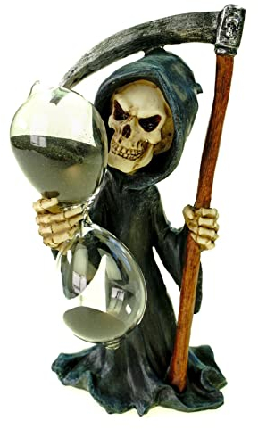 VOGLER Joh. Vogler GmbH Grim Reaper avec sablier 21 cm Figurine gothique tête de mort