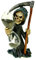 VOGLER Joh. Vogler GmbH Grim Reaper mit Sanduhr 21 cm Gothic Figur Totenschädel Totenkopf Zeitmesser