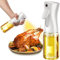 Pulverizador de Aceite, Aceitera de Spray para Cocina con Bomba de Presión, Dispensador de Aceite, Vaporizador de Aceite y Vinagre para Freidora de Aire, Ideal para Barbacoa, Ensalada y Hornear, 300ML