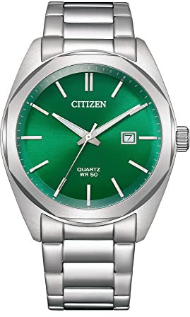 CITIZEN Herren Analog Quarz Uhr mit Edelstahl Armband BI5110-54X