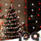 CCILAND Confezione da 2 100 luci LED che cambiano colore a batteria, bianco caldo e rosso bianco, 8 modalità, luci natalizie per esterni con telecomando, luci per albero di Natale per albero di Natale