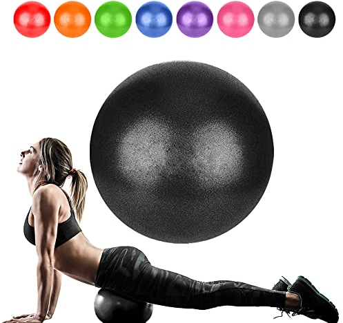 Pilates Ball, Gymnastikball Klein, 22cm Pilatesball, Gymnastikbälle Kinder, Overball Fitnessball Yogaball Fitball Büro Ergonomisch Balancegeräte für Yoga Gymnastik Gym Exercise Fitness Therapiebedarf
