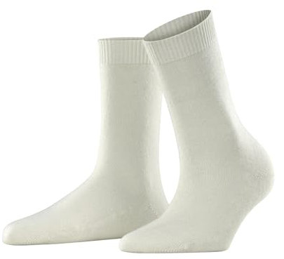 FALKE Women's Cosy Wool W So Viscose Cashmere Plain 1 Pair Socks, White Off-White 2040, 2.5-5