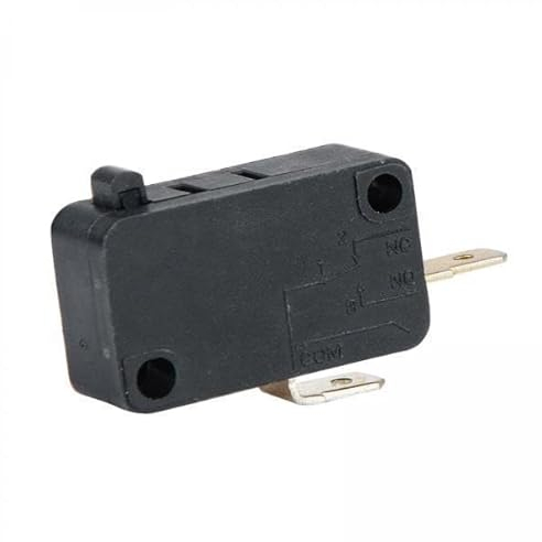 rockible 6x Replacement Micro Switches, Snap Action Stroke Micro Switch, Microwave Oven Door, Micro Switch for