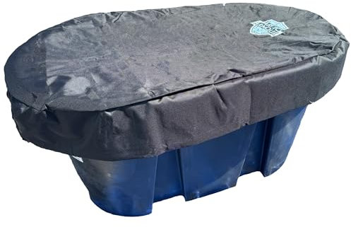 Arctic Armour Ice Bath Cover For Cold Water Therapy, 100 Gallon Oval Stock Tank Bag, Cold Plunge Tub Covering, Ice Water Trough Recovery, Heavy Duty 600D Waterproof & Rip Proof