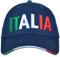 FIGC Unisex 253305 Italia Baseballkappe, blau, One Size