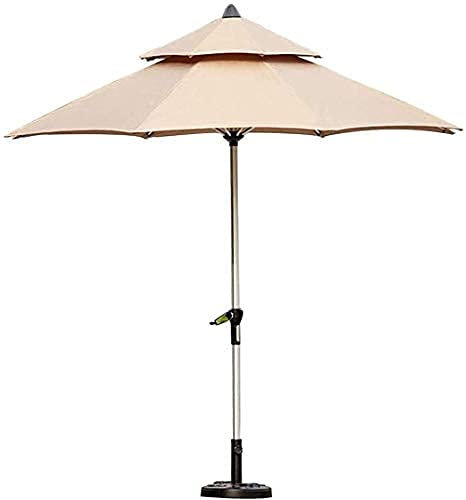 VNNHGB Sombrilla para jardín, sombrilla para jardín, Patio al Aire Libre, Mesa con Base, sombrilla portátil para Patio, para Piscina, terraza, jardín, Patio Trasero, Piscina