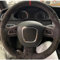 LSYSND Wildleder-Lenkradbezug für Audi A3 8P Sportback A4 B8 Avant A5 8T A6 C6 A8 D3 Q5 8R Q7 4L S3 S4 S5, für Seat Exeo